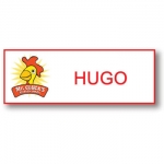 Mr Cluck's Hugo Badge